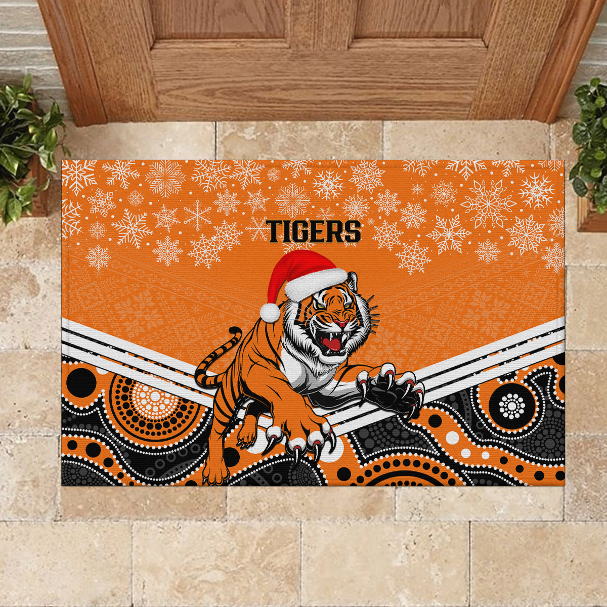 custom-tigers-rugby-christmas-rubber-doormat-merry-xmas-2023-mix-aboriginal-art
