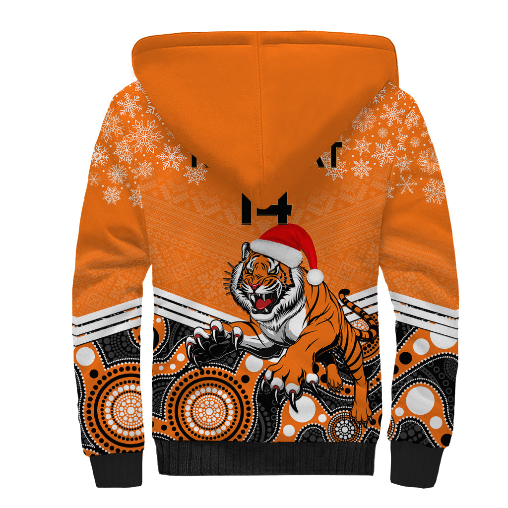 custom-tigers-rugby-christmas-sherpa-hoodie-merry-xmas-2023-mix-aboriginal-art