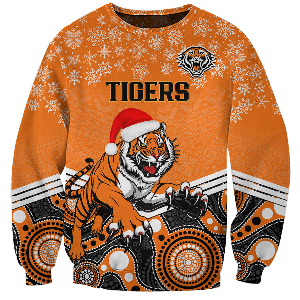 custom-tigers-rugby-christmas-sweatshirt-merry-xmas-2023-mix-aboriginal-art