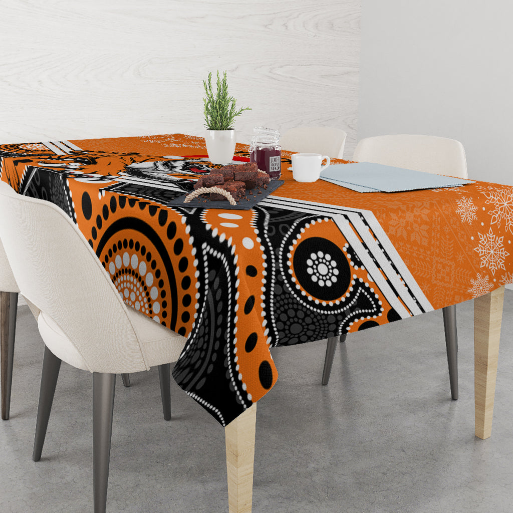 custom-tigers-rugby-christmas-tablecloth-merry-xmas-2023-mix-aboriginal-art