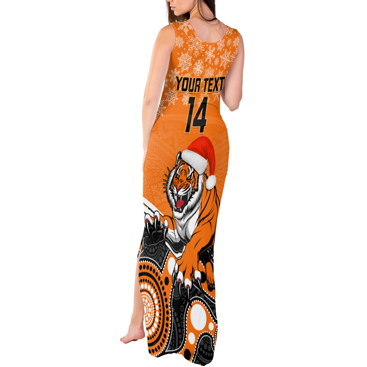 custom-tigers-rugby-christmas-tank-maxi-dress-merry-xmas-2023-mix-aboriginal-art