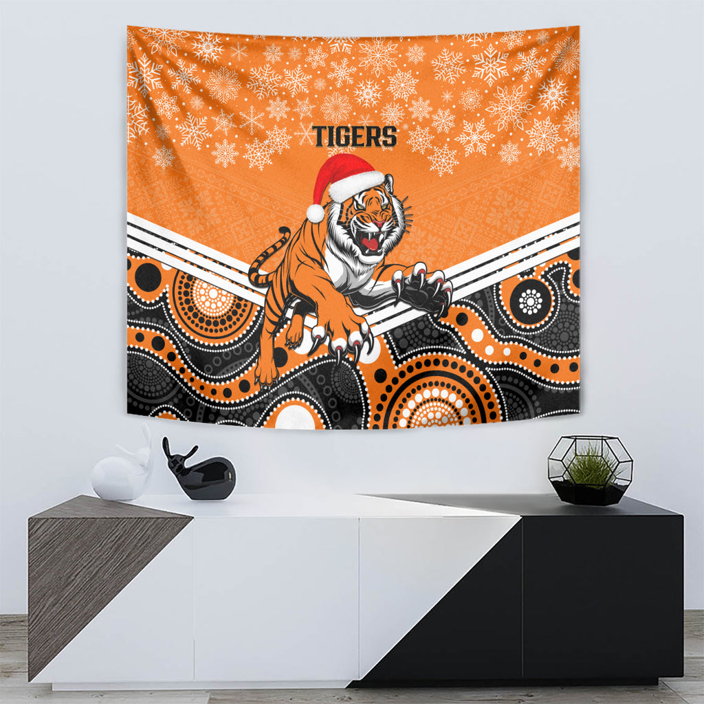 custom-tigers-rugby-christmas-tapestry-merry-xmas-2023-mix-aboriginal-art