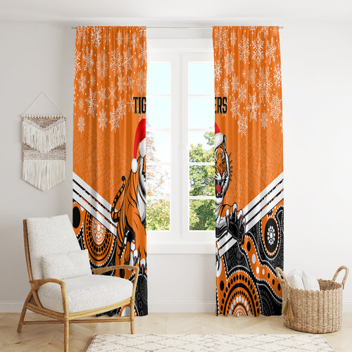 custom-tigers-rugby-christmas-window-curtain-merry-xmas-2023-mix-aboriginal-art