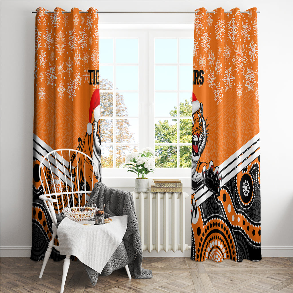 custom-tigers-rugby-christmas-window-curtain-merry-xmas-2023-mix-aboriginal-art