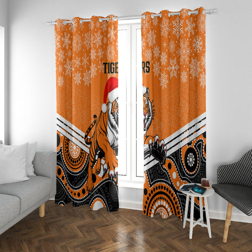 custom-tigers-rugby-christmas-window-curtain-merry-xmas-2023-mix-aboriginal-art