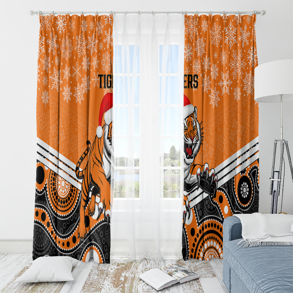 custom-tigers-rugby-christmas-window-curtain-merry-xmas-2023-mix-aboriginal-art