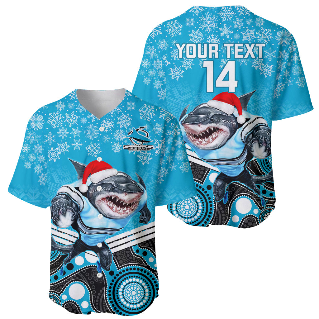custom-sharks-rugby-christmas-baseball-jersey-merry-xmas-2023-mix-aboriginal-art