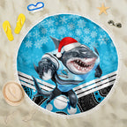 custom-sharks-rugby-christmas-beach-blanket-merry-xmas-2023-mix-aboriginal-art