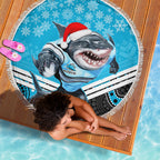 custom-sharks-rugby-christmas-beach-blanket-merry-xmas-2023-mix-aboriginal-art