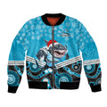 custom-sharks-rugby-christmas-bomber-jacket-merry-xmas-2023-mix-aboriginal-art