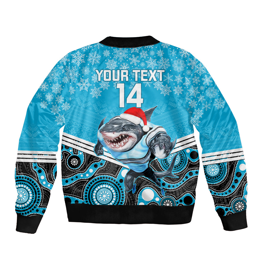 custom-sharks-rugby-christmas-bomber-jacket-merry-xmas-2023-mix-aboriginal-art