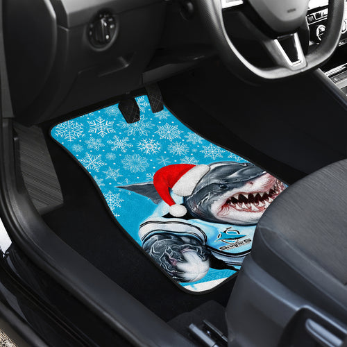 custom-sharks-rugby-christmas-car-mats-merry-xmas-2023-mix-aboriginal-art