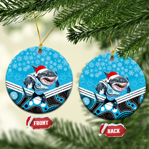 sharks-rugby-christmas-ceramic-ornament-merry-xmas-2023-mix-aboriginal-art