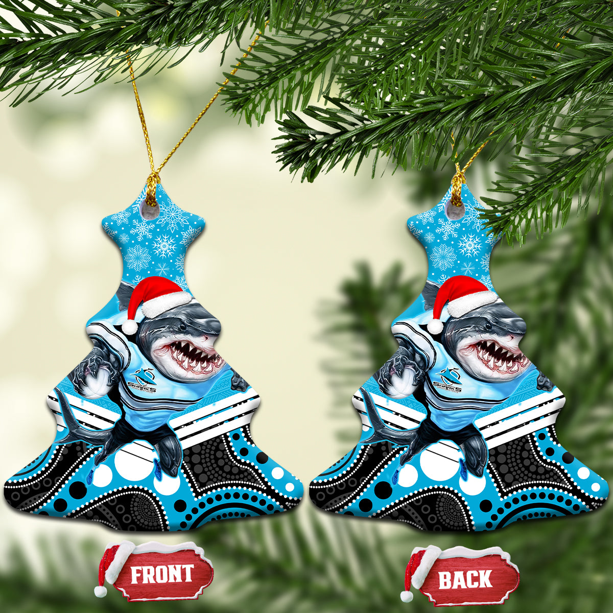 sharks-rugby-christmas-ceramic-ornament-merry-xmas-2023-mix-aboriginal-art