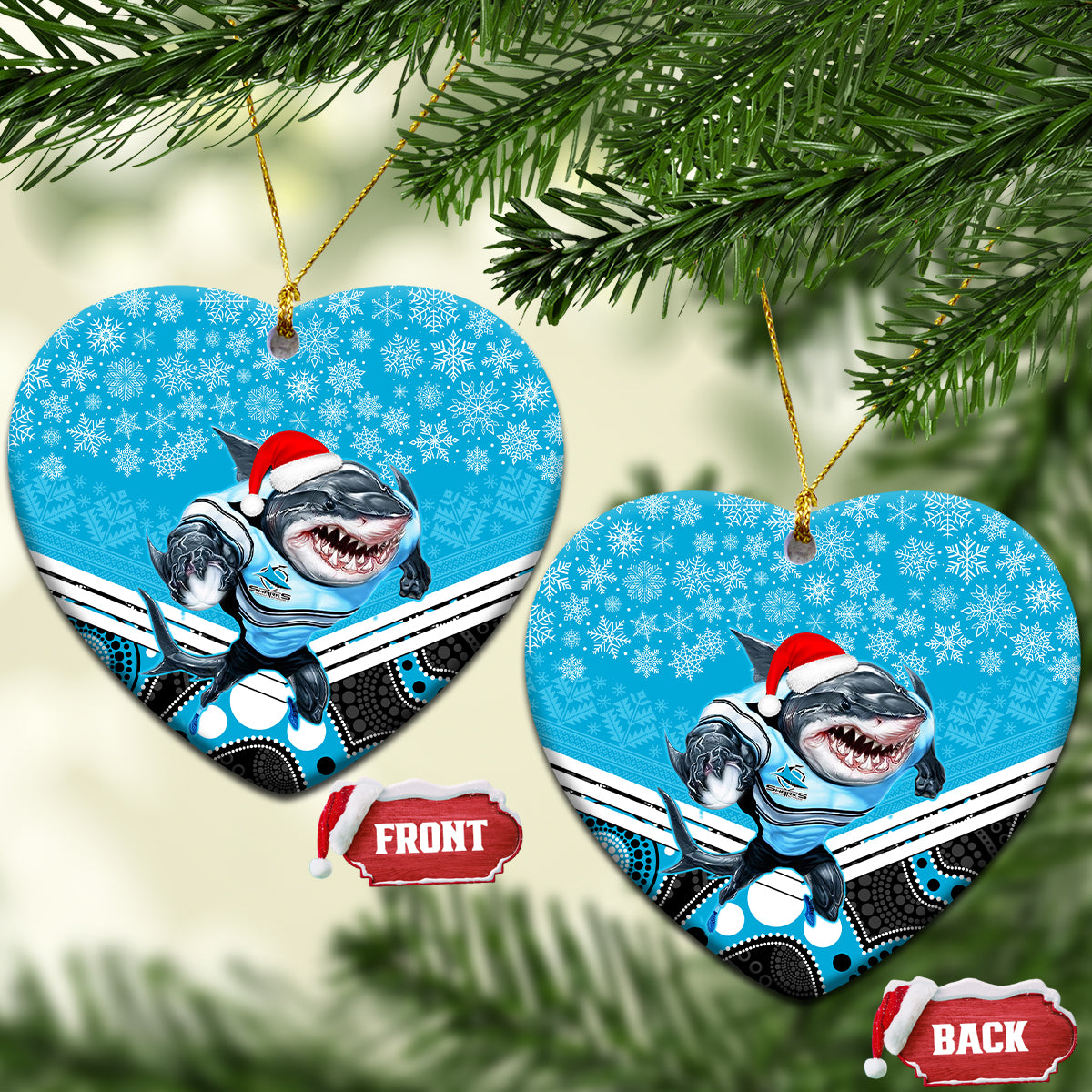 sharks-rugby-christmas-ceramic-ornament-merry-xmas-2023-mix-aboriginal-art
