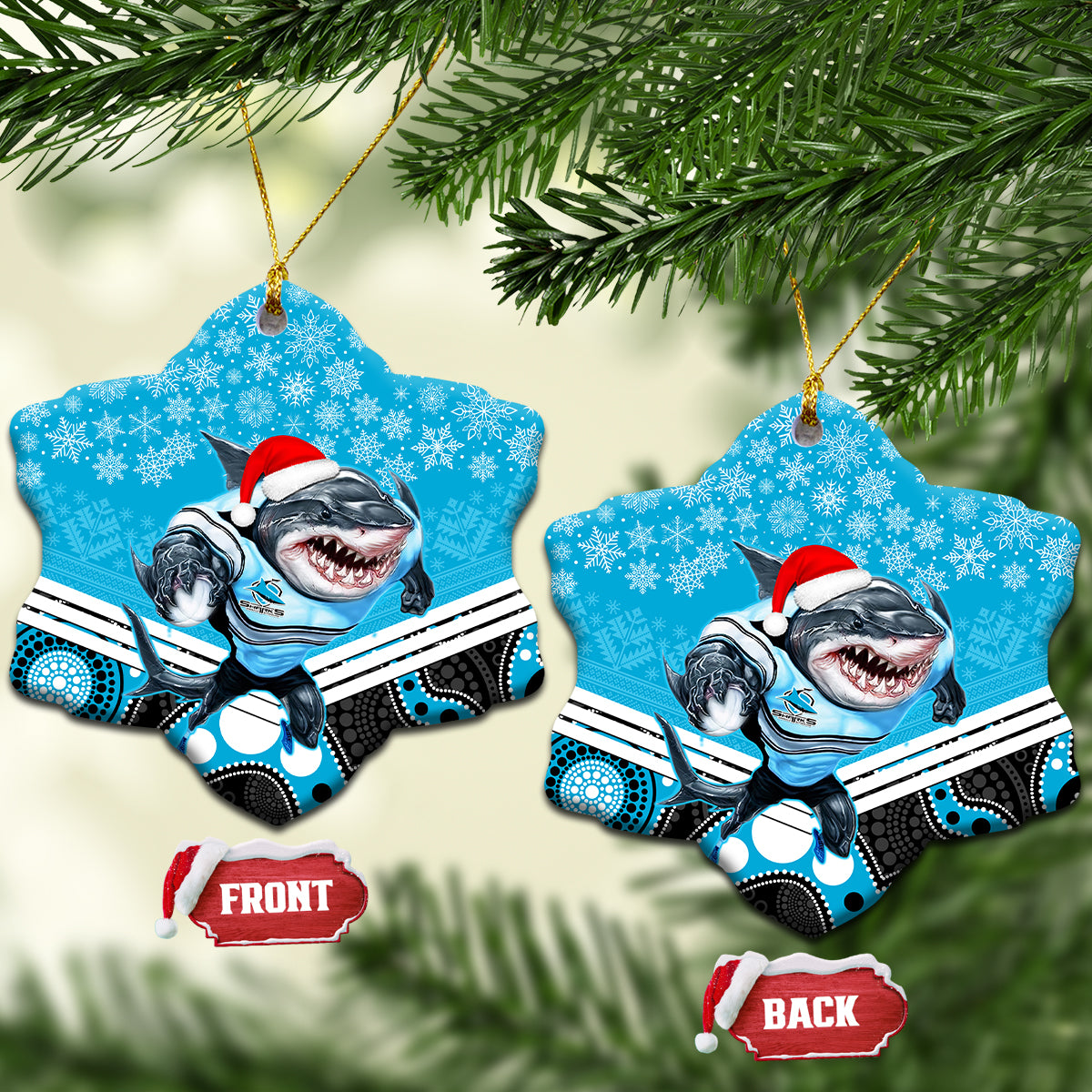 sharks-rugby-christmas-ceramic-ornament-merry-xmas-2023-mix-aboriginal-art