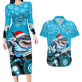 custom-sharks-rugby-christmas-couples-matching-long-sleeve-bodycon-dress-and-hawaiian-shirt-merry-xmas-2023-mix-aboriginal-art