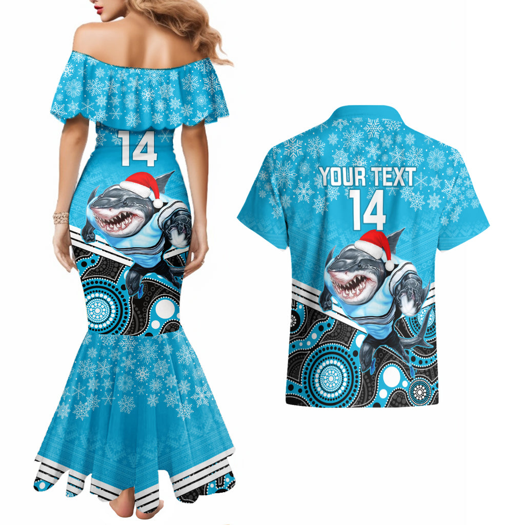 custom-sharks-rugby-christmas-couples-matching-mermaid-dress-and-hawaiian-shirt-merry-xmas-2023-mix-aboriginal-art