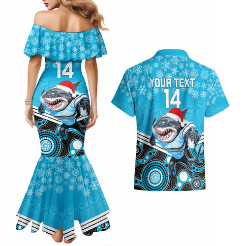 custom-sharks-rugby-christmas-couples-matching-mermaid-dress-and-hawaiian-shirt-merry-xmas-2023-mix-aboriginal-art