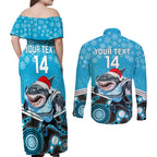 custom-sharks-rugby-christmas-couples-matching-off-shoulder-maxi-dress-and-long-sleeve-button-shirt-merry-xmas-2023-mix-aboriginal-art