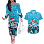 custom-sharks-rugby-christmas-couples-matching-off-the-shoulder-long-sleeve-dress-and-hawaiian-shirt-merry-xmas-2023-mix-aboriginal-art