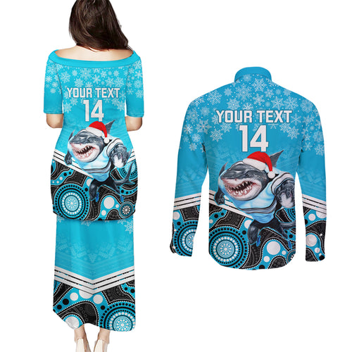 custom-sharks-rugby-christmas-couples-matching-puletasi-dress-and-long-sleeve-button-shirt-merry-xmas-2023-mix-aboriginal-art