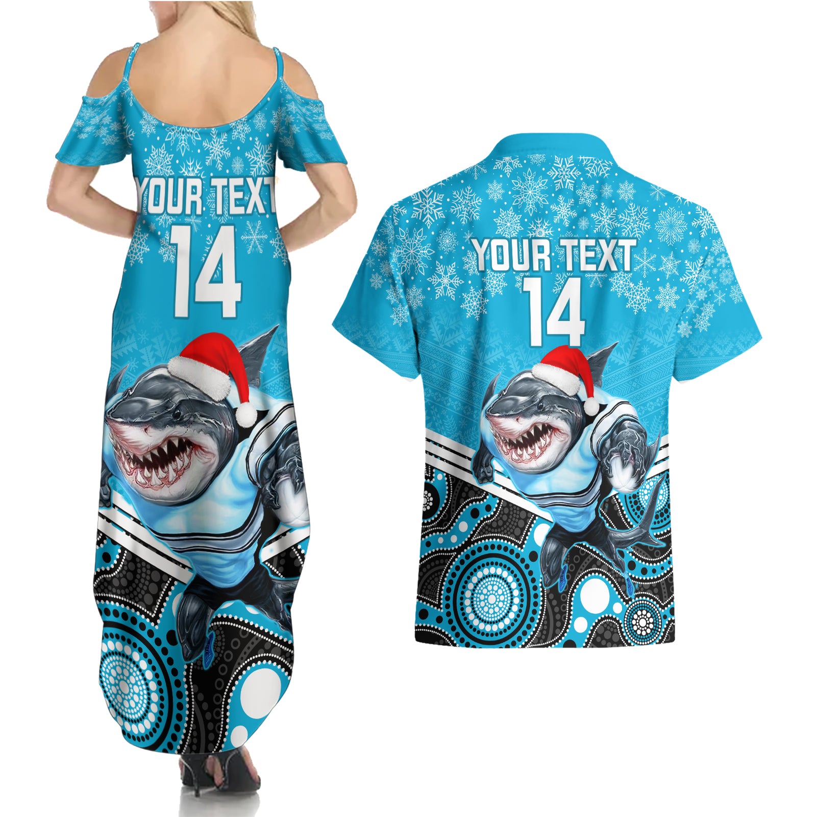 custom-sharks-rugby-christmas-couples-matching-summer-maxi-dress-and-hawaiian-shirt-merry-xmas-2023-mix-aboriginal-art