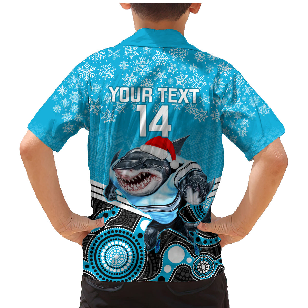 custom-sharks-rugby-christmas-family-matching-mermaid-dress-and-hawaiian-shirt-merry-xmas-2023-mix-aboriginal-art