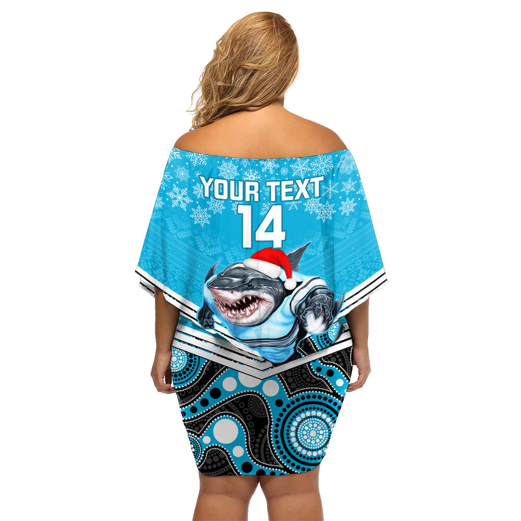 custom-sharks-rugby-christmas-family-matching-off-shoulder-short-dress-and-hawaiian-shirt-merry-xmas-2023-mix-aboriginal-art