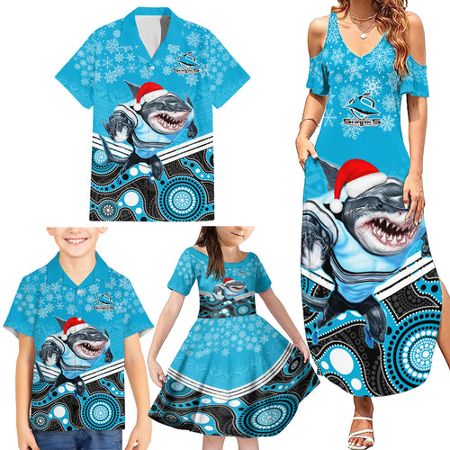 custom-sharks-rugby-christmas-family-matching-summer-maxi-dress-and-hawaiian-shirt-merry-xmas-2023-mix-aboriginal-art