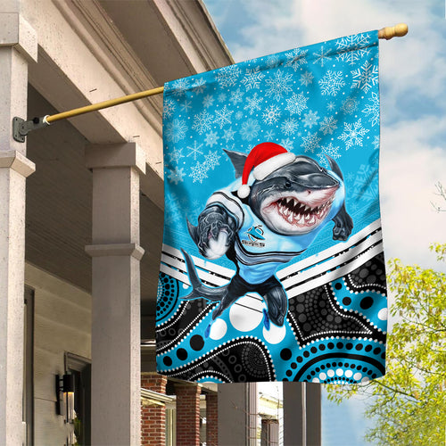 custom-sharks-rugby-christmas-garden-flag-merry-xmas-2023-mix-aboriginal-art