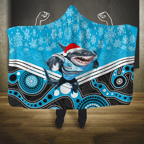 custom-sharks-rugby-christmas-hooded-blanket-merry-xmas-2023-mix-aboriginal-art