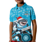 custom-sharks-rugby-christmas-kid-polo-shirt-merry-xmas-2023-mix-aboriginal-art