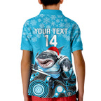 custom-sharks-rugby-christmas-kid-polo-shirt-merry-xmas-2023-mix-aboriginal-art