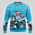 custom-sharks-rugby-christmas-ugly-christmas-sweater-merry-xmas-2023-mix-aboriginal-art