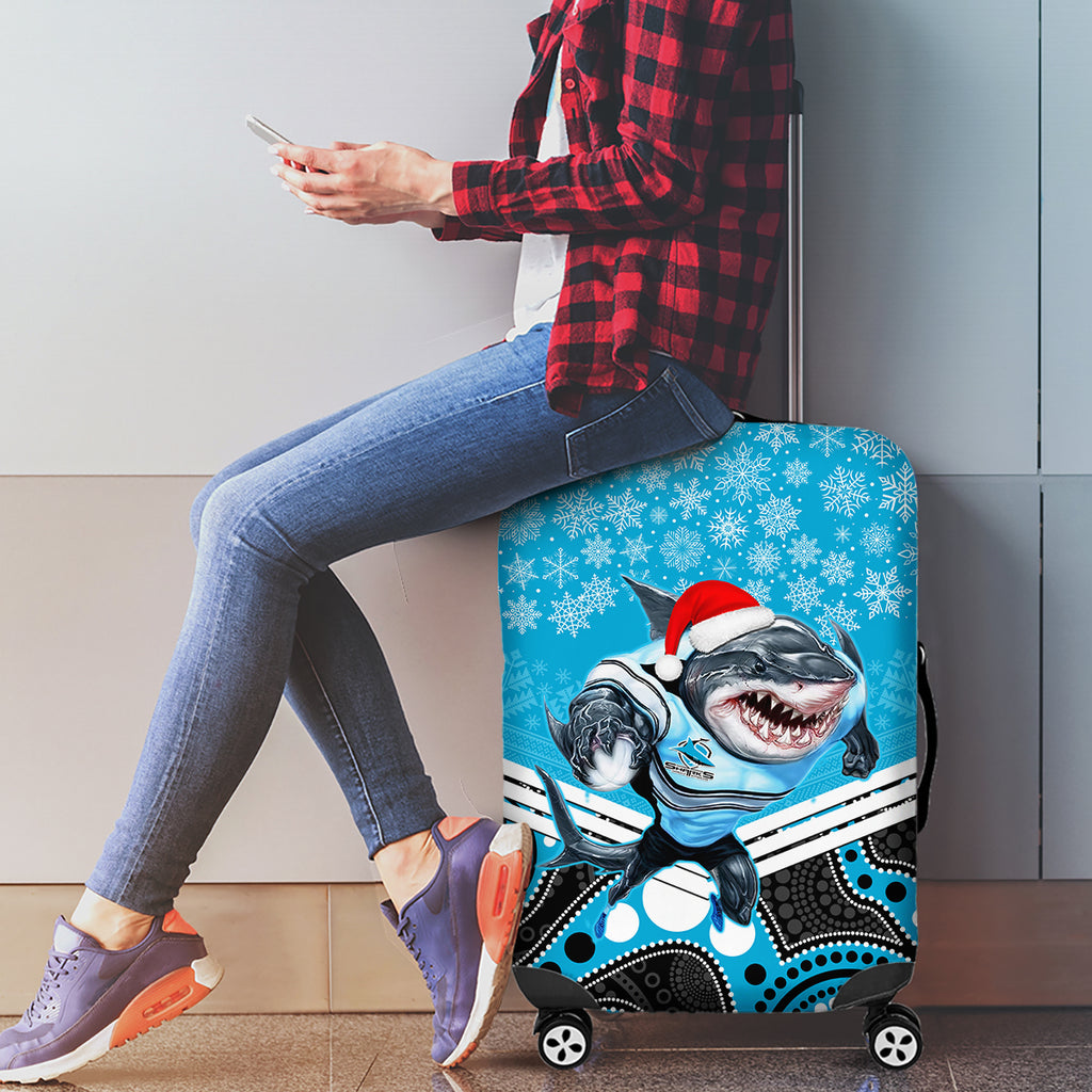 custom-sharks-rugby-christmas-luggage-cover-merry-xmas-2023-mix-aboriginal-art