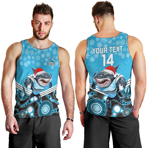custom-sharks-rugby-christmas-men-tank-top-merry-xmas-2023-mix-aboriginal-art