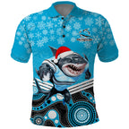 custom-sharks-rugby-christmas-polo-shirt-merry-xmas-2023-mix-aboriginal-art