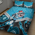 custom-sharks-rugby-christmas-quilt-bed-set-merry-xmas-2023-mix-aboriginal-art