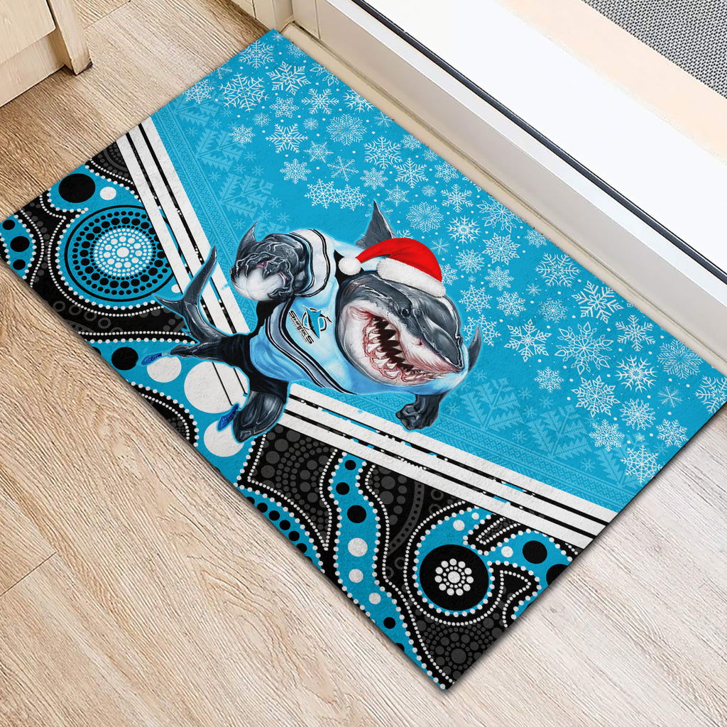 custom-sharks-rugby-christmas-rubber-doormat-merry-xmas-2023-mix-aboriginal-art