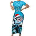 custom-sharks-rugby-christmas-short-sleeve-bodycon-dress-merry-xmas-2023-mix-aboriginal-art