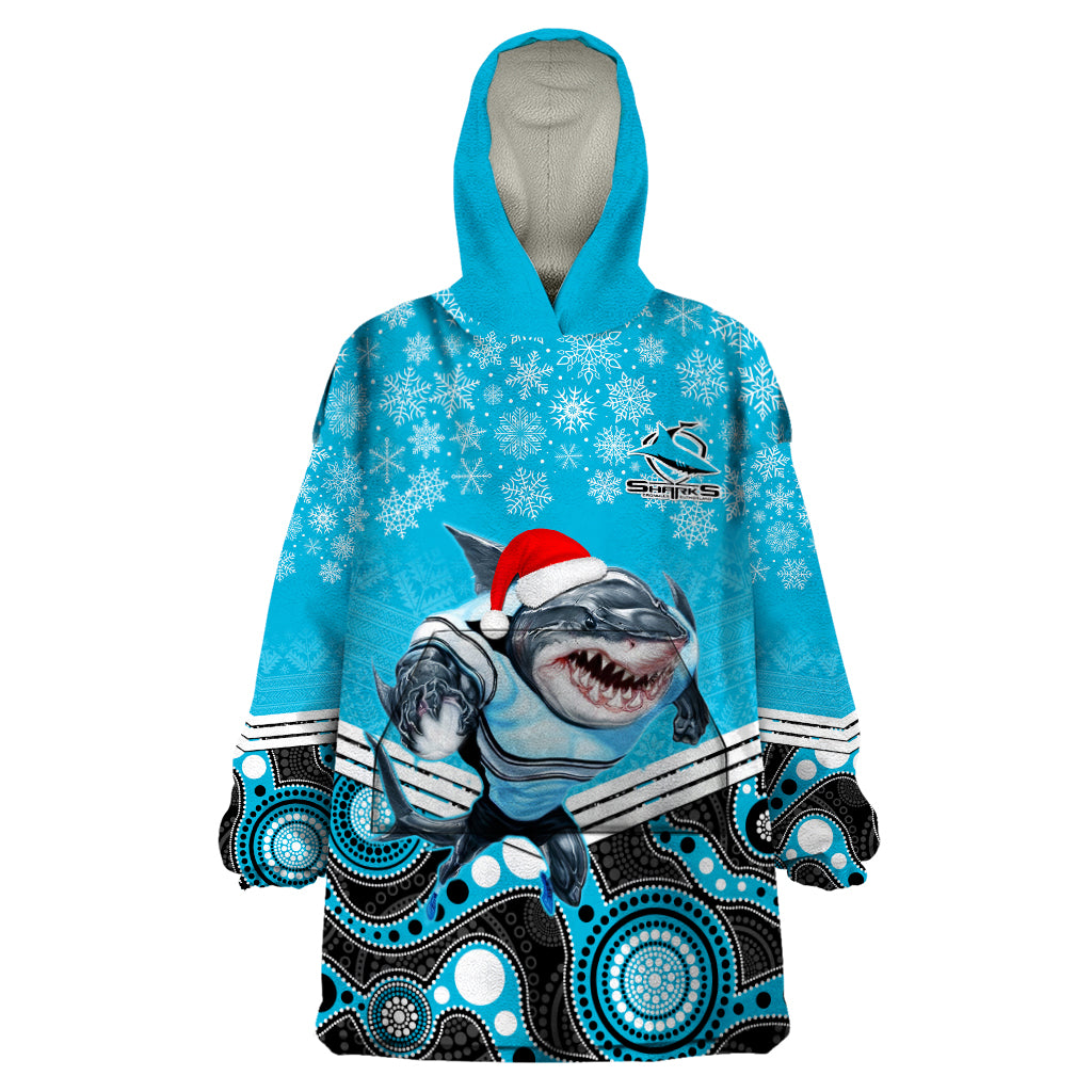 custom-sharks-rugby-christmas-wearable-blanket-hoodie-merry-xmas-2023-mix-aboriginal-art