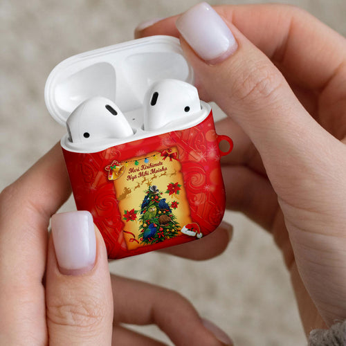 New Zealand Christmas AirPods Case Meri Kirihimete NZ Xmas Tree Animals