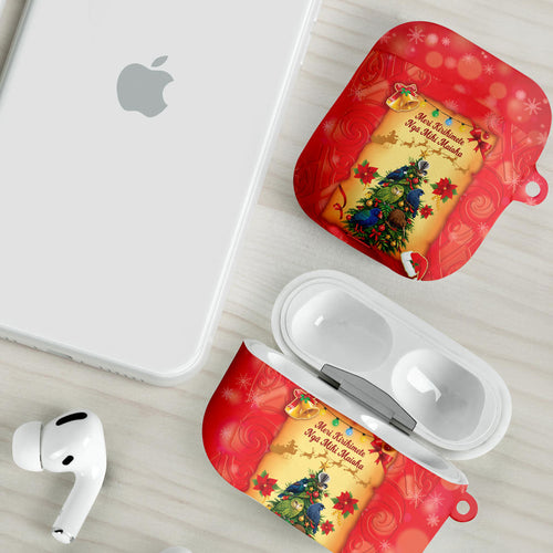 New Zealand Christmas AirPods Case Meri Kirihimete NZ Xmas Tree Animals