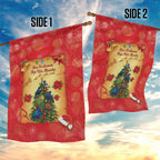 New Zealand Christmas Garden Flag Meri Kirihimete NZ Xmas Tree Animals