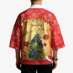 Personalised New Zealand Christmas Kimono Meri Kirihimete NZ Xmas Tree Animals