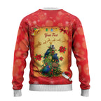 Personalised New Zealand Christmas Ugly Christmas Sweater Meri Kirihimete NZ Xmas Tree Animals