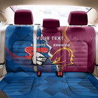 Custom Broncos And Knights Rugby Back Car Seat Cover Dynamic Version