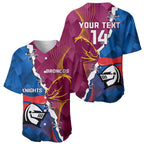 Custom Broncos And Knights Rugby Baseball Jersey Dynamic Version