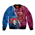 Custom Broncos And Knights Rugby Bomber Jacket Dynamic Version